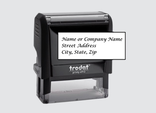 S-5158 Elegance Address Stamp